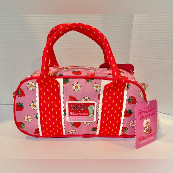 Whatever! Makes You Happy Strawberry Shortcake Mini Duffle CrossBody Bag BNWT - Picture 7 of 11